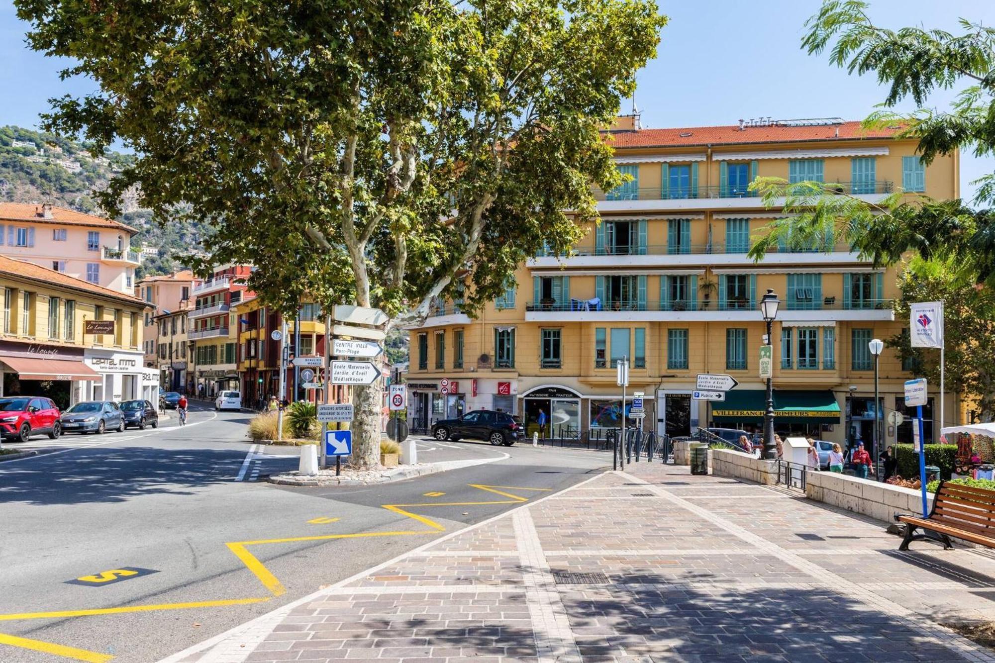 Charmant 3 Pieces Vue Mer Villefranche-sur-Mer Dış mekan fotoğraf